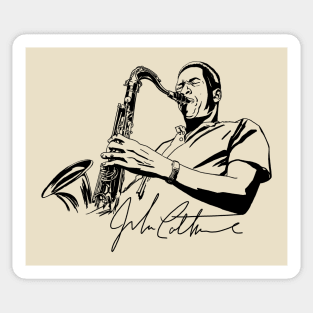 John Coltrane Sticker